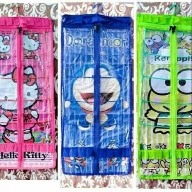 Rak Jilbab Gantung KARAKTER Lucu - Hanging Veil Organizer HJO - Hanger Hijab