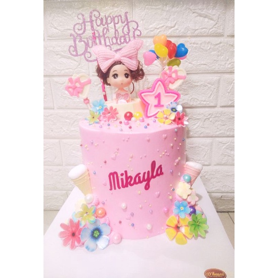 

Birthday Cake Kue Ulang Tahun Anak Perempuan Bayi