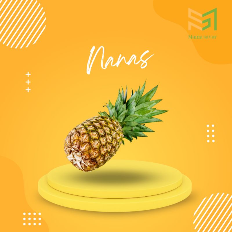 

Nanas segar per buah