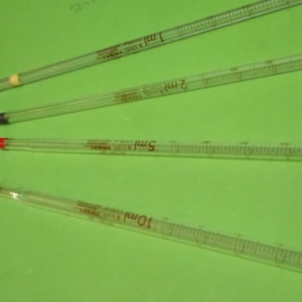 MURAH Measuring Pipette 10ML. IWAKI. 7025-10C. Pipet Ukur. Serological Pipet LAB KIMIA