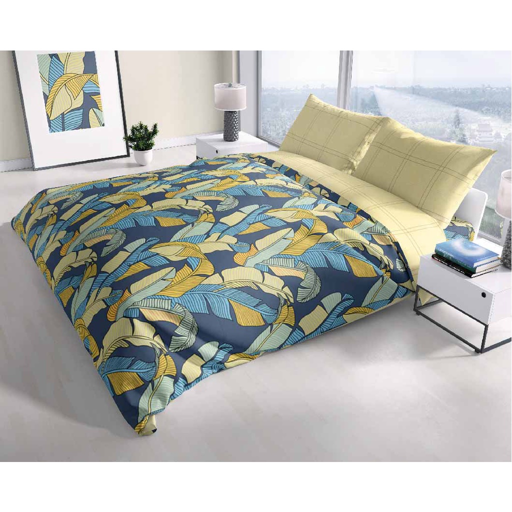 Bedcover Hawaii Ukuran King 180 x 200 nomor 1 king size set lengkap dengan sprei 180x200cm