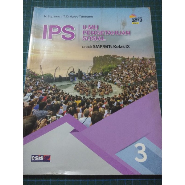 Buku IPS Kelas 9 SMP | buku bekas