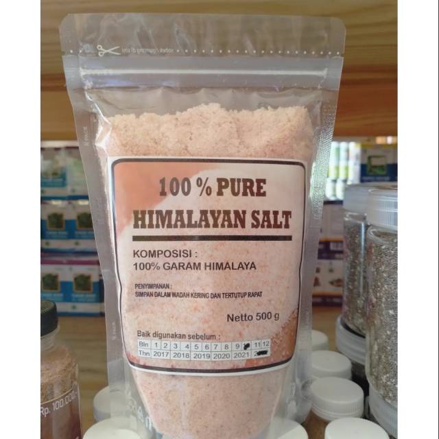 

HIMALAYAN SALT 100% PURE UKURAN 500 GRAM