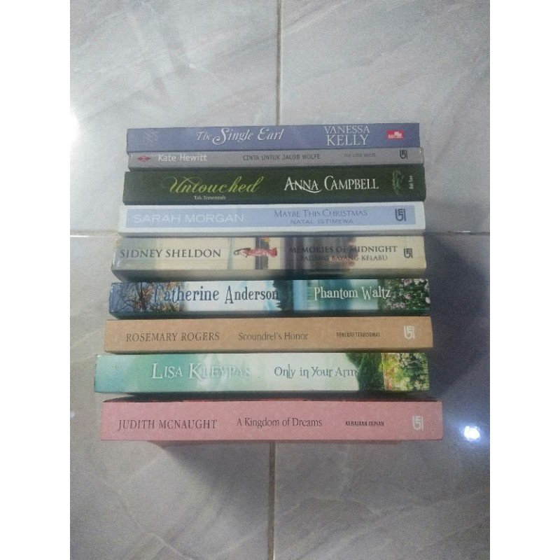 Novel Harlequin & Sidney Sheldon - Preloved