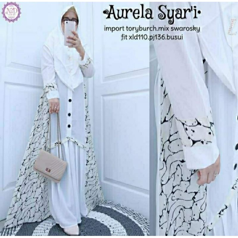 Pakaian Wanita Gamis Aurelia Syar'i