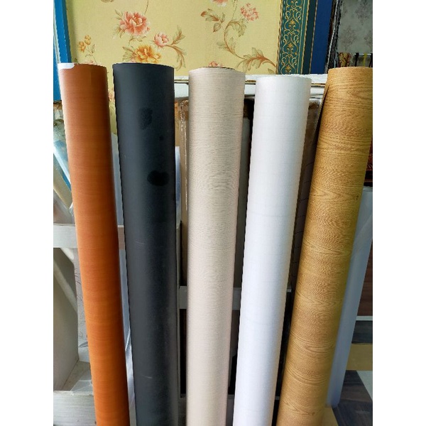 Sticker Pelapis Furniture PVC Premium Kayu