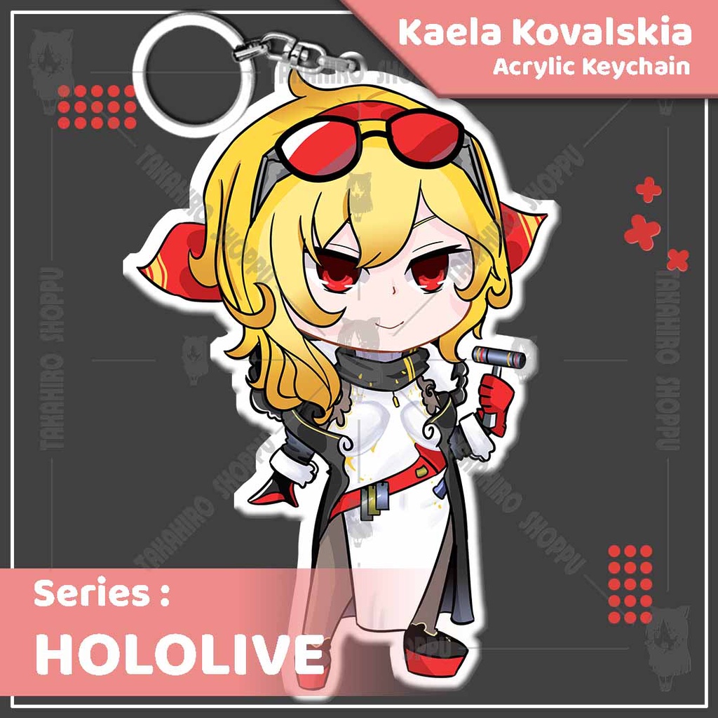 Keychain Acrylic / Gantungan Kunci Akrilik HOLOLIVE KAELA KOVALSKIA.NP