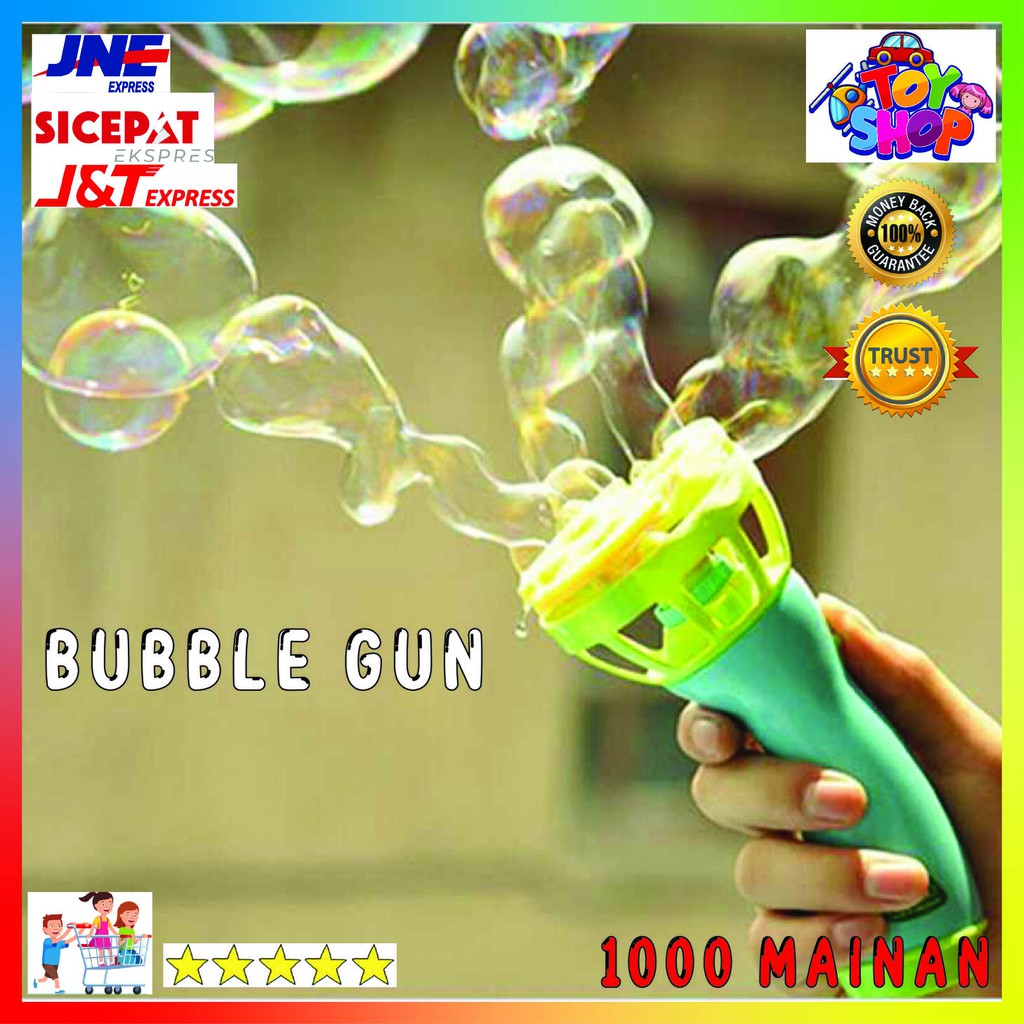 Mainan Anak Pistol Gelembung Sabun Otomatis Bubble Gun