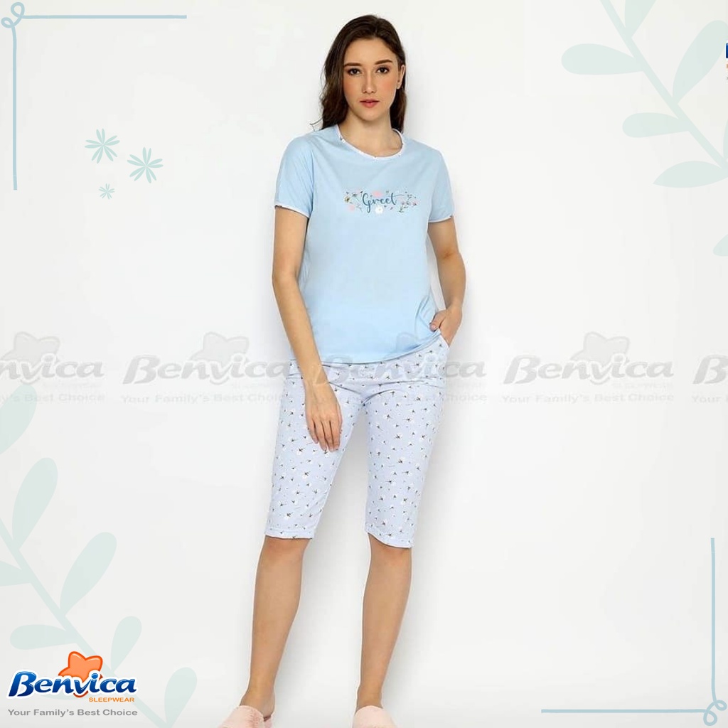 BAJU TIDUR CELANA 3/4 KAOS PREMIUM ADEM BANYAK MOTIF ALLSIZE GREET