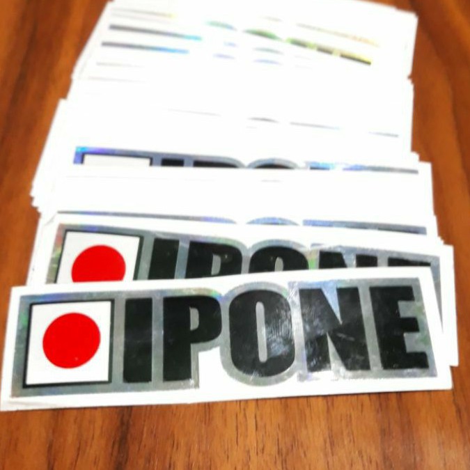 

STIKER IPONE /stiker viral / stiker motor