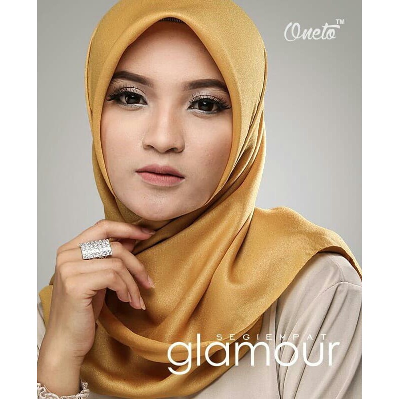 segiempat GLAMOUR  / organza lembut shinar sinar