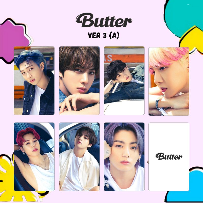 PHOTOCARD BTS "BUTTER" CONCEPT PHOTO VERSI 3 (A)