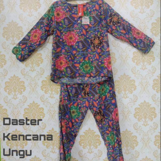 Daster Kencana Ungu Setelan Celana Panjang / Daster Kencana Ungu