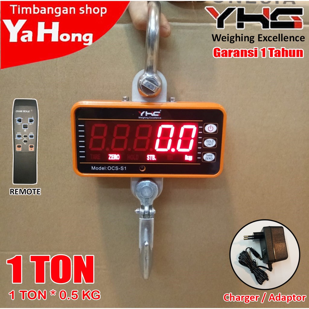 Timbangan Gantung Digital Crane Scale YHG OCS-S1 1 TON