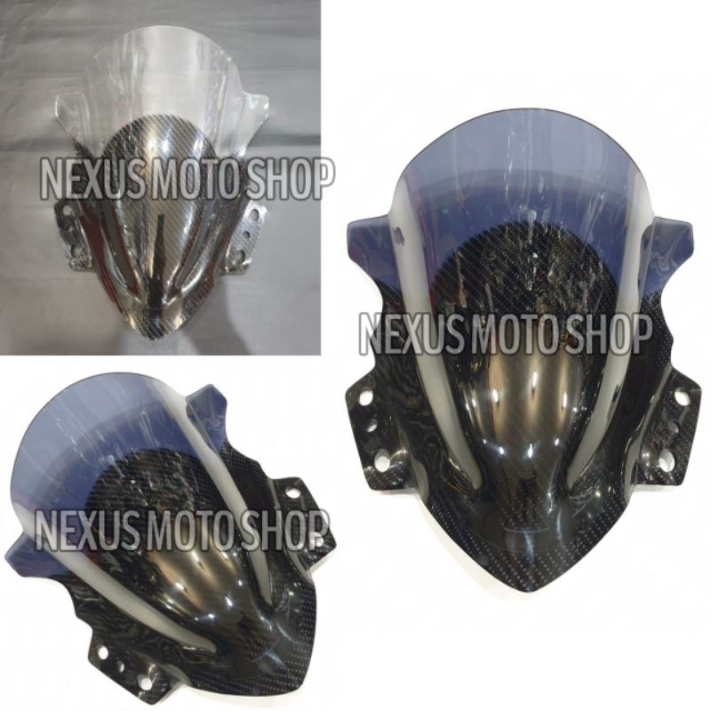 windshield karbon ninja250sl windshield ninja250 mono visor rr mono