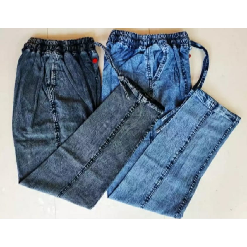 Celana Jeans Wanita Baggy Snow Lipat Terbaru