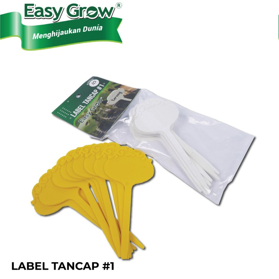 LABEL TANAMAN ECERAN 1PCS model gantung tancap stick slip on nametag