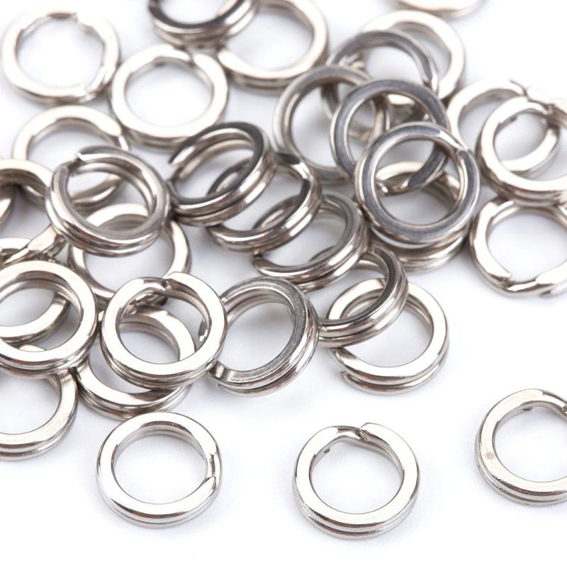 200 pcs split ring pipih + bonus kotak