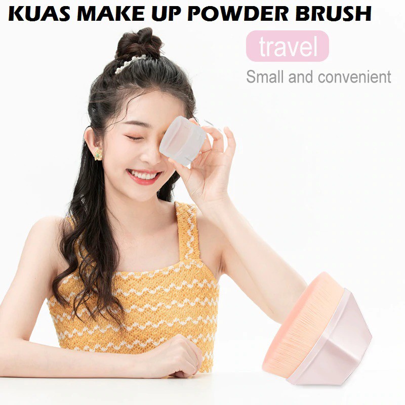 Kuas Make Up Diamond Hexagon Powder Brush / Makeup Brush