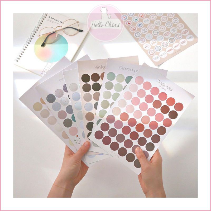 

DOTS DOFF STICKER | STIKER UNTUK JURNAL DECO DINDING KOREA BUJO
