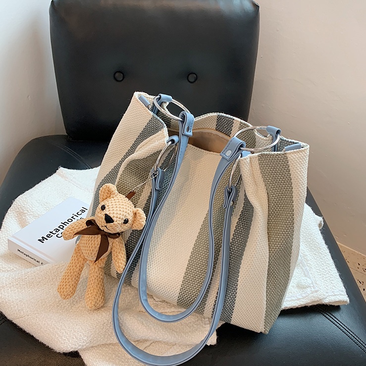 JK 929 1KG MUAT 2PCS TAS SELEMPANG TOTE BAG CUTE FREE BONEKA FASHION IMPORT Y10108 E6859 U4403