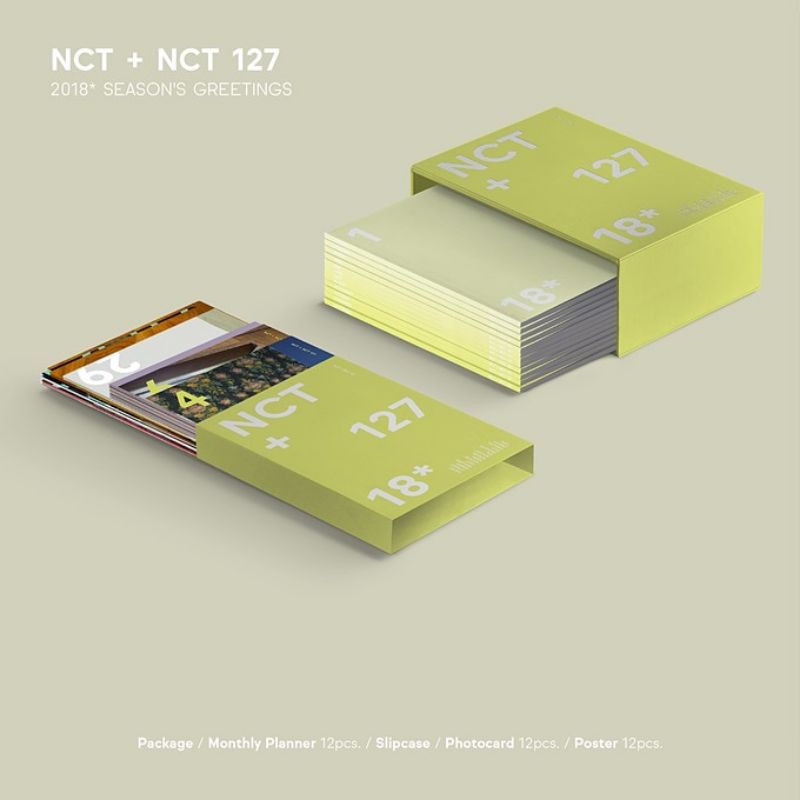 SHARING PHOTOCARD PHOTOBOOK SEASON GREETING NCT127 2018