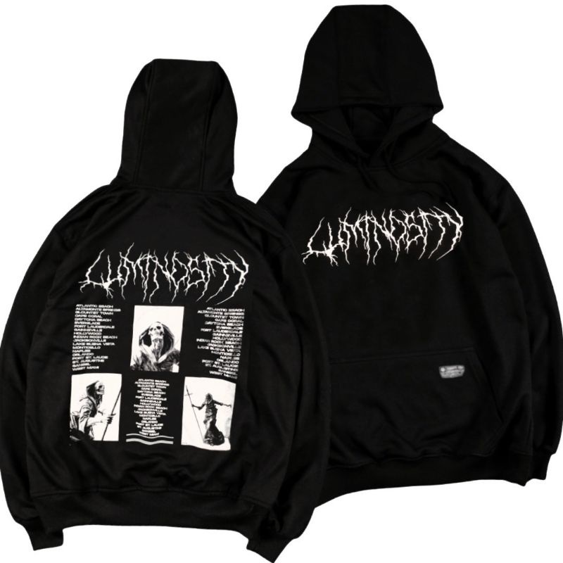 JAKET HOODIE PRIA DEADSQUAD HITAM SIZE M L XL XXL - JAKET BAND MUSIK METAL DEADSQUAD / JERUJI - SWEATER HOODIE MUSIK