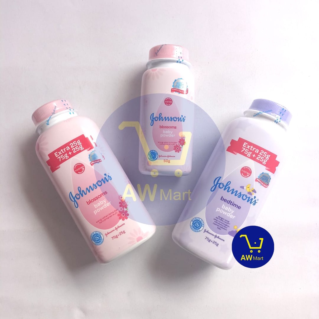 JOHNSON'S BABY POWDER 75+25 GRAM &amp; JOHNSON'S BABY POWDER 50 GRAM