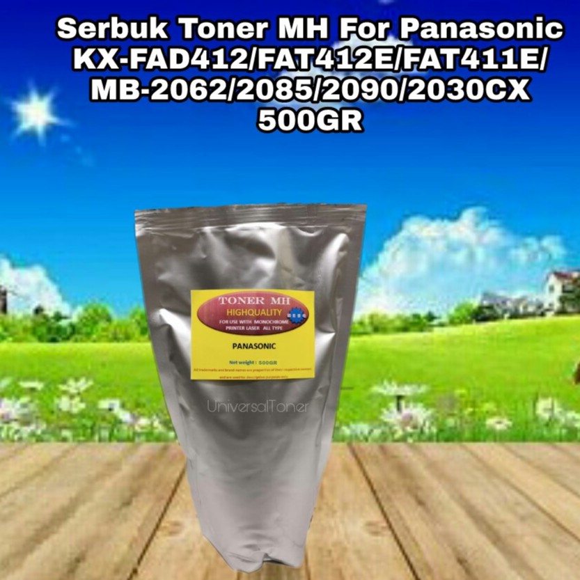 Serbuk Toner MH Khusus PAN KX-FAD412E KX-FAT411E MB1900 MB2000 MB2001 MB2010 MB2025 MB2030 MB2030CX 