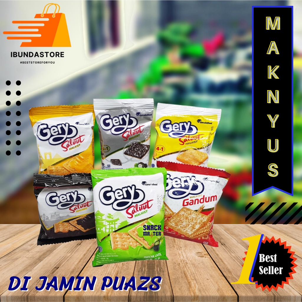 

Gery Salut Malkis 1 Renceng 10 Pcs x 18g All Variant / Snack Murah surabaya / Camilan/ Agen Surabaya / IBUNDASTORE