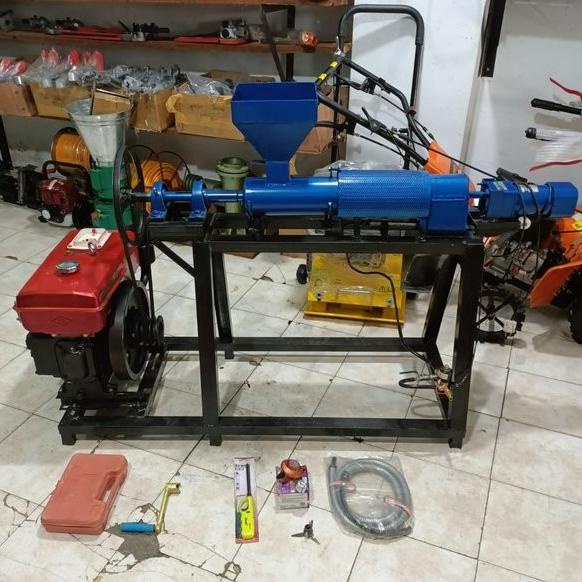 Terbataas Mesin Extruder Cetak Pelet Apung Komplit Mesin Diesel 8Hp