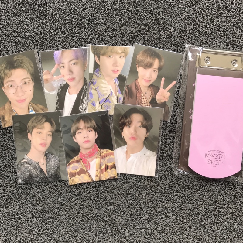 PHOTOCARD CLIPBOARD MUSTER JUNGKOOK TAEHYUNG JIMIN SUGA JIN RM J-HOPE