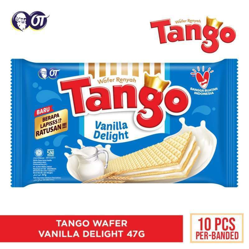 

Tango Wafer Vanilla 35 Gram 1 Pack / 10 pcs FREE 1 pcs (12 Pcs) EDISI JKT48