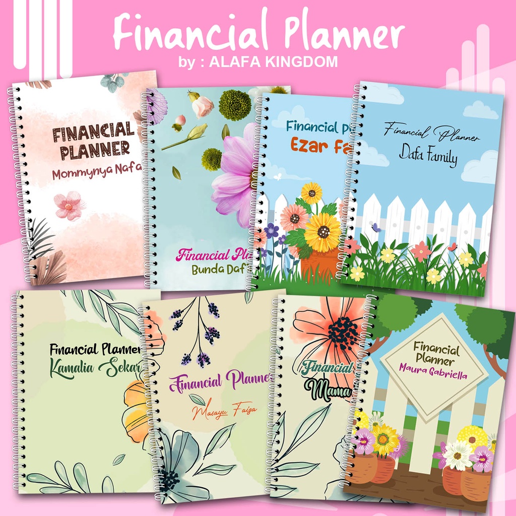 

AlafaKingdom Financial Planner / Buku Catatan Keuangan Custom Untuk 2 Tahun 001-008