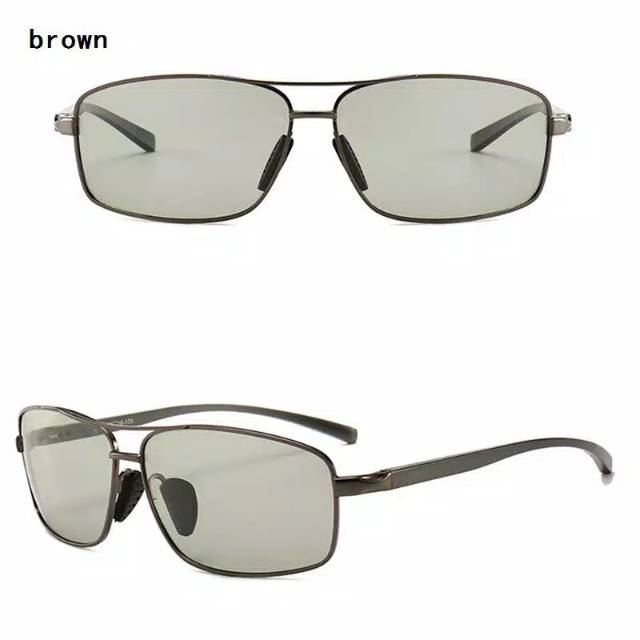 Kacamata Anti Silau Siang Malam Polarized Photocromic Pria &amp; Wanita Original berubah warna anti UV