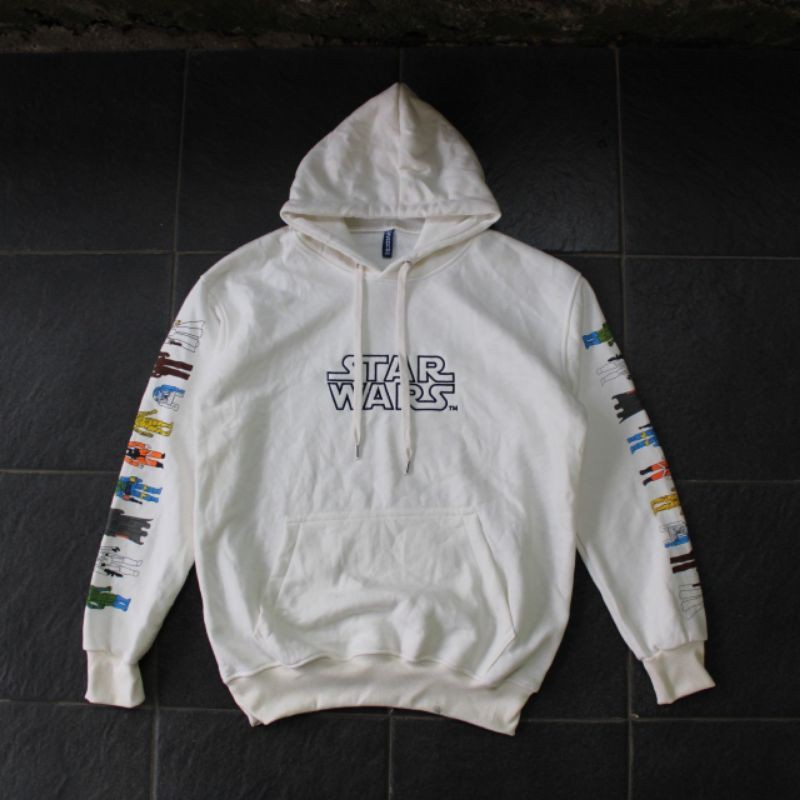 Hoodie H&M Star Wars White | original