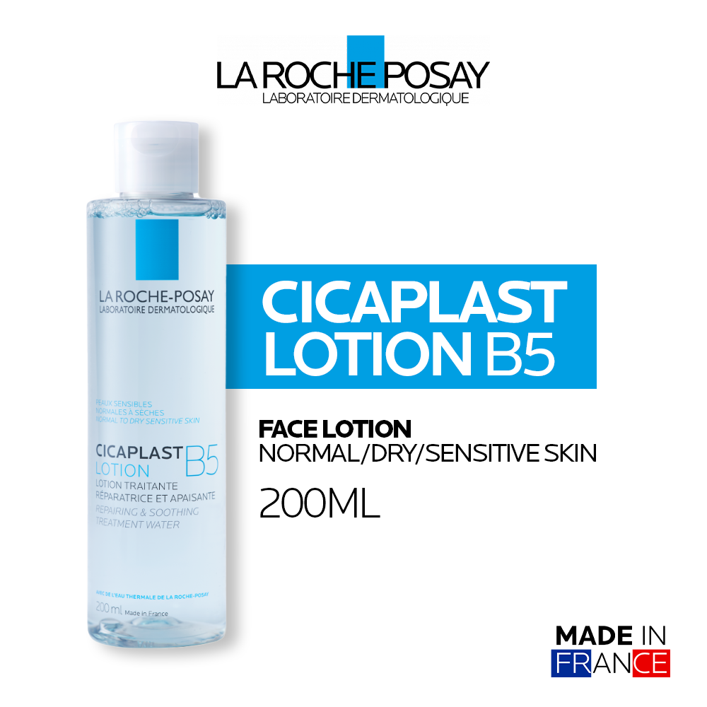 La Roche Posay Cicaplast B5 Lotion 200ml - Toner Wajah Kulit Normal/Kering/Sensitif