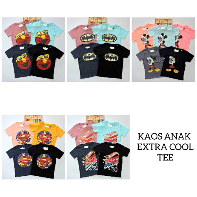 KAOSKU - KAOS ANAK  EXTRACOOL TEE 1 (PREMIUM INDO BRAND)