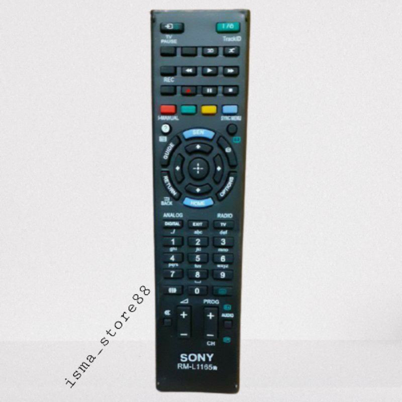 REMOT TV SONY BRAVIA SMART TV LED LCD 3D RM-L1165