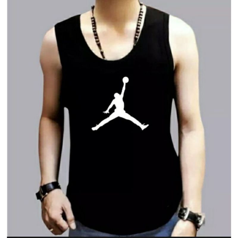 KAOS SINGLET DISTRO PRIA DEWASA MOTIF BASKET