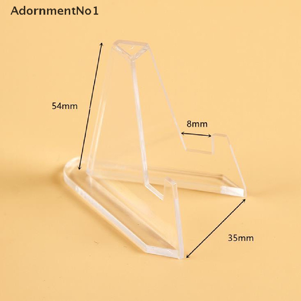 (AdornmentNo1) 2pcs / Set Stand Holder Koleksi Koin / Medali / Lencana / Kartu / Perhiasan