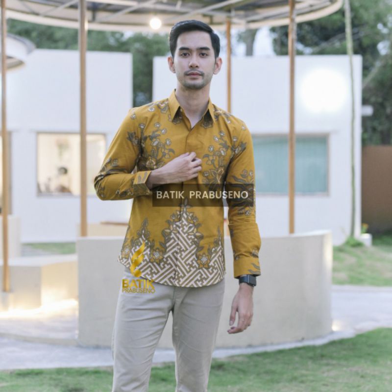 PRADIKA MANGGALA KEMEJA PRIA BATIK PRABUSENO ORIGINAL TERBARU SERAGAM KANTOR BAJU PRIA BAJU BATIK PR