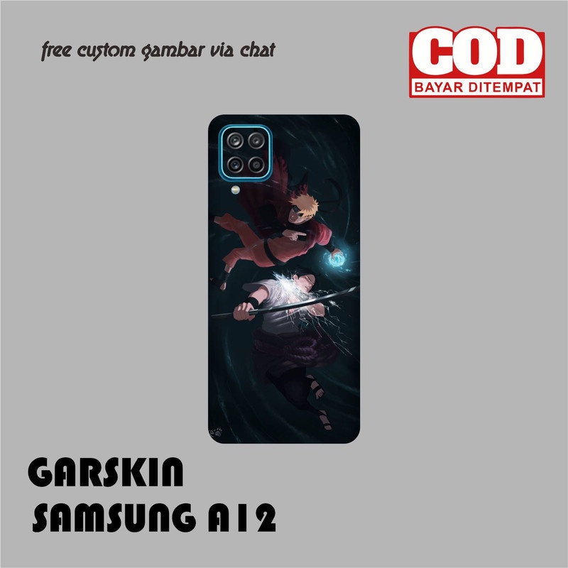 GARSKIN/STICKER HANDPHONE SAMSUNG A12 CUSTOM
