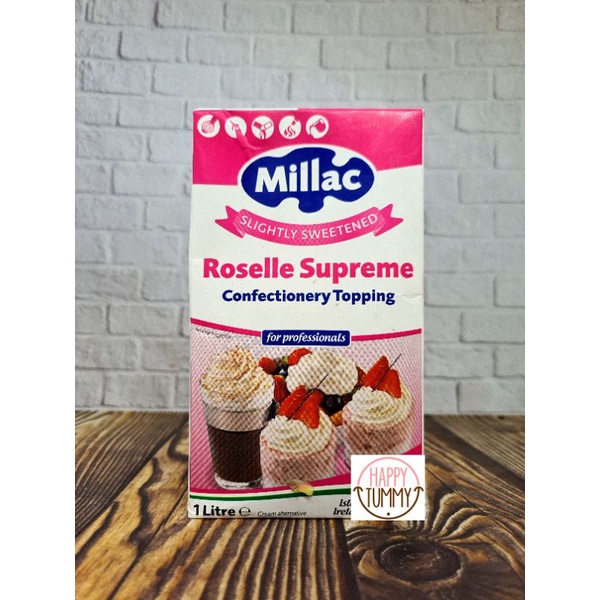 

Millac roselle supreme whipping whip cream 1L whipped