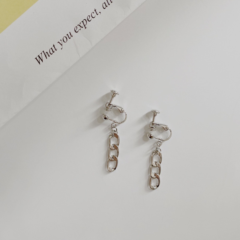 Anting Rantai Panjang Bahan S925 Silver plated