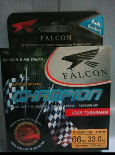 Senar anti keriting Falcon Champion-1
