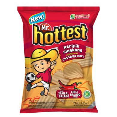 

HOTTEST KERIPIK SINGKONG BALADO 70 GR