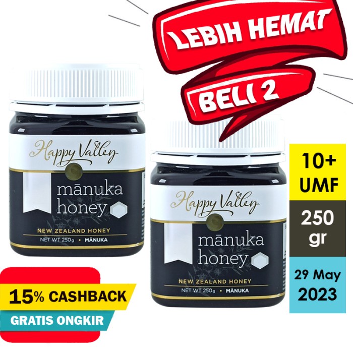 

Ge02G Madu Happy Valley Manuka Honey Umf 10+ 250Gr Ds5G