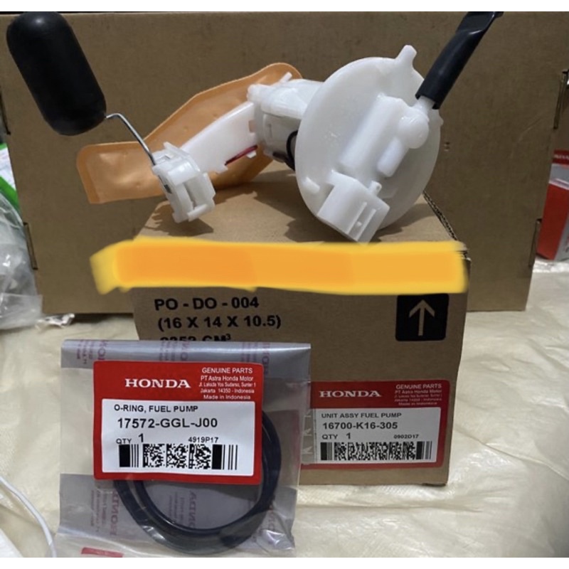 Fuel pump Beat F Scoopy Fi Asli Original AHM Gratis Oring seal Fuel Pump Beat Fi