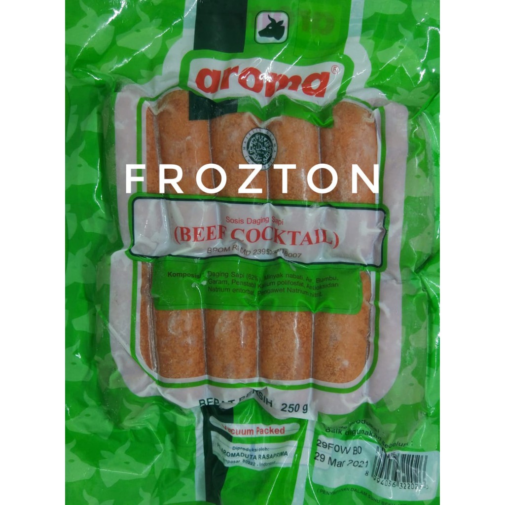 

Aroma Beef Cocktail ( 250 gr ) sosis sapi